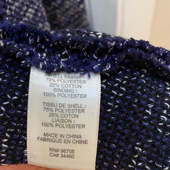 Rebecca Taylor navy cardigan blazer, size 2 - Picture 8 of 8